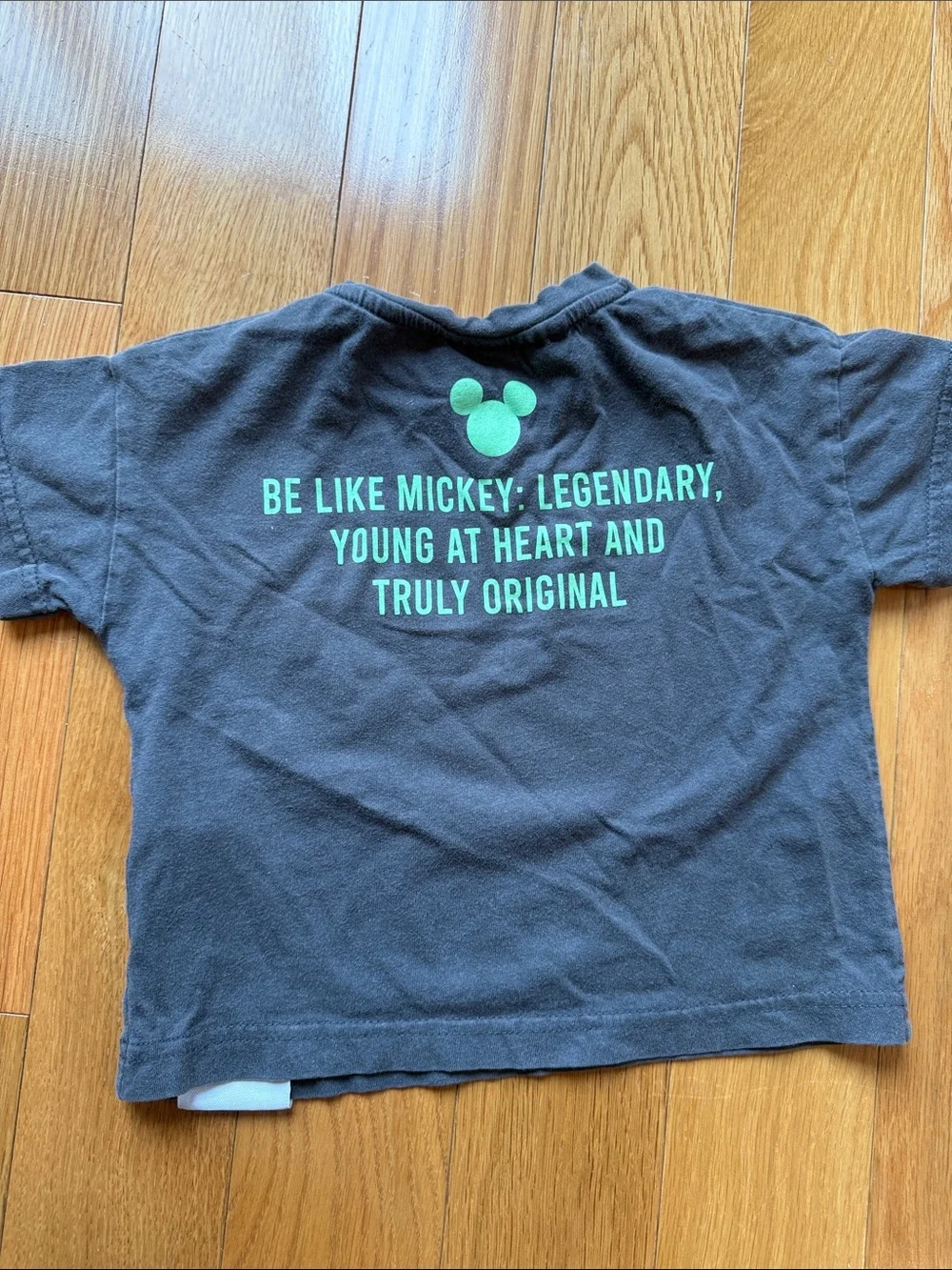 GAP Black Short Sleeve Tee with Mickey Patch